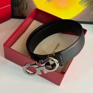 Salvatore Ferragamo Black leather Belt